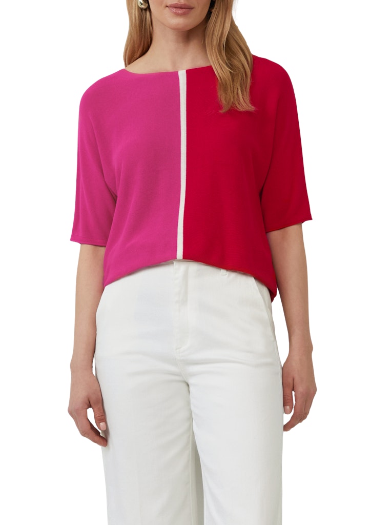 S. Oliver black Damen Pullover Lilac/Pink