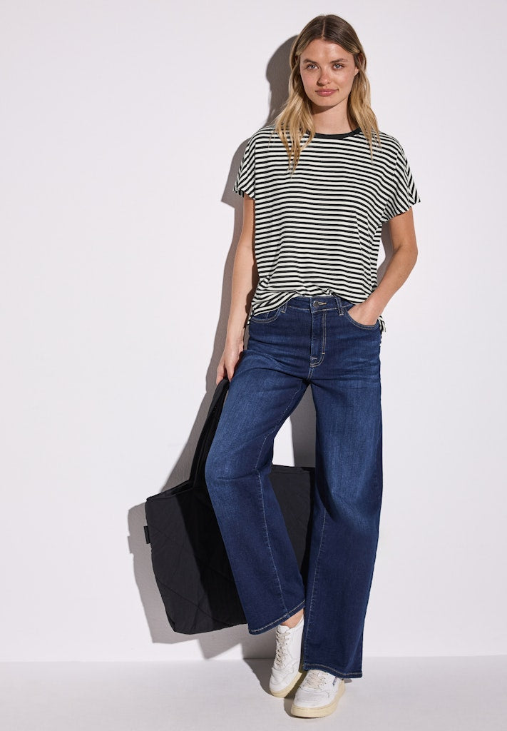 Street One Damen T-Shirts  Black