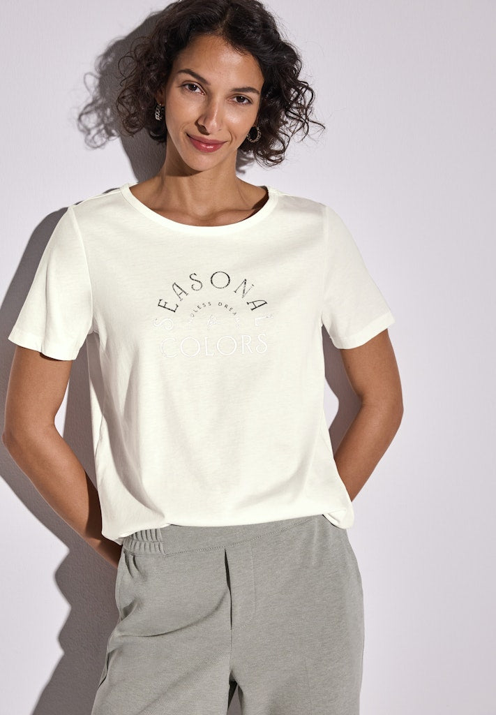 Street One Damen T-Shirts  Off White