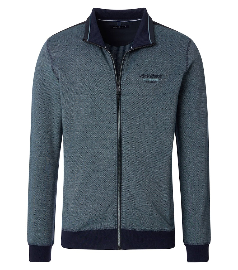 Casa Moda Herren Sweatjacken  Tuerkis