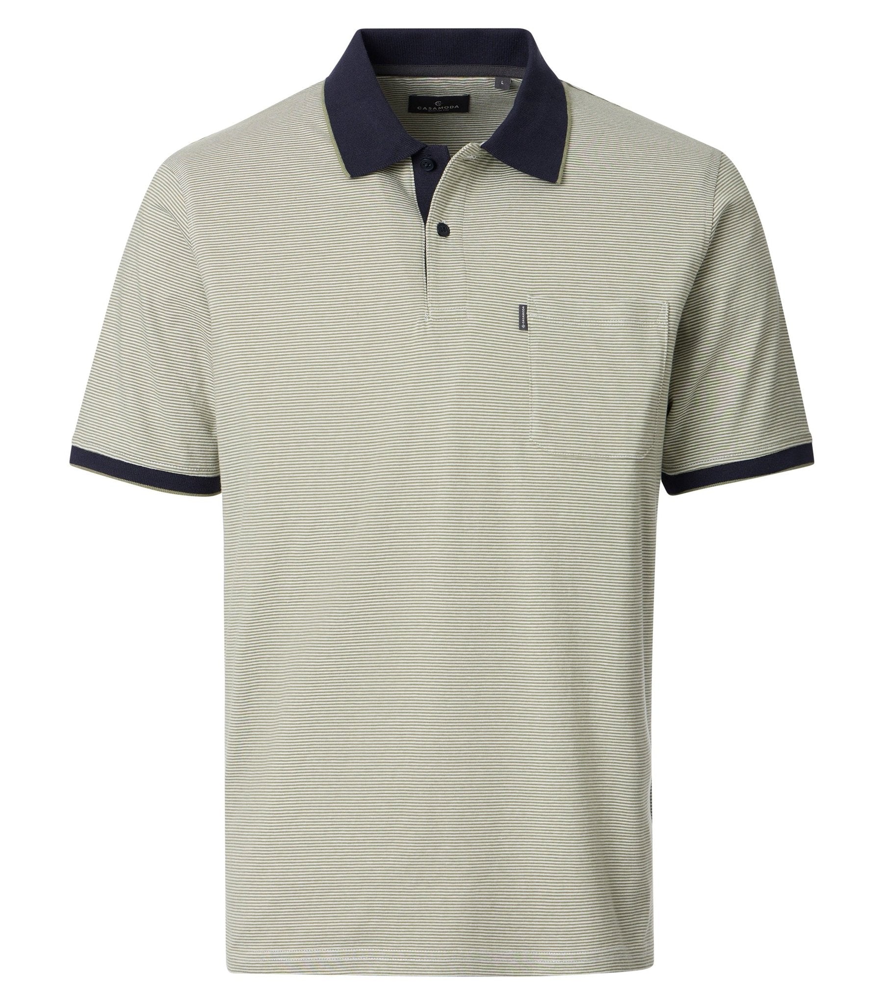 Casa Moda Herren Polo-Shirts  Gruen
