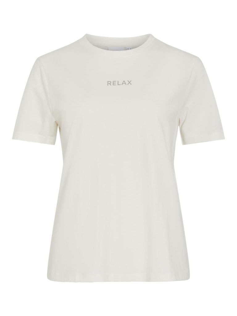Vila Damen T-Shirts Snow White/Rela