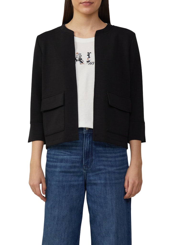 S. Oliver red Damen Sweatjacken Grey/Black