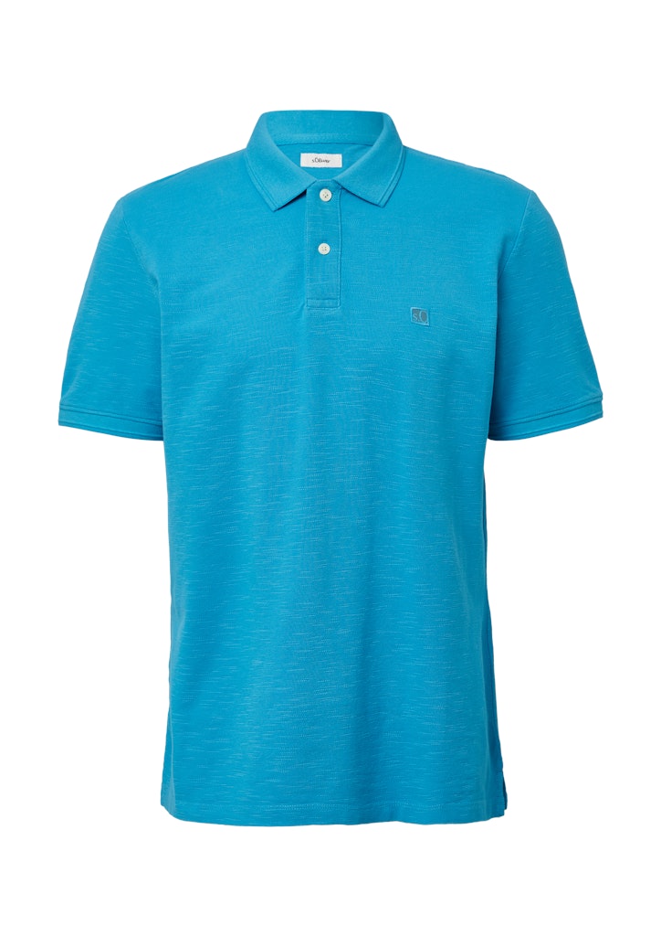 S. Oliver red Herren Polo-Shirts Blue Green