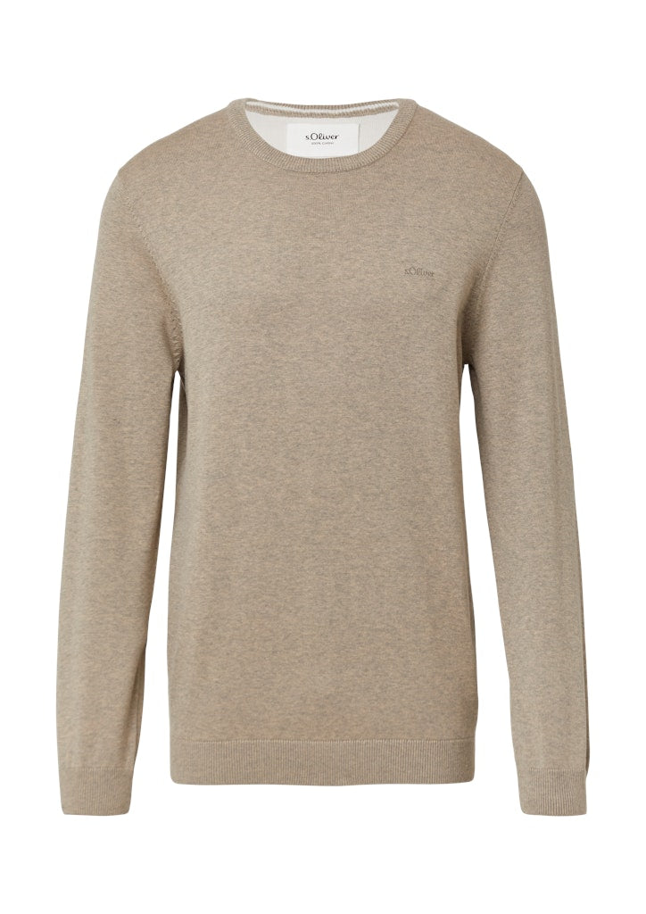 S. Oliver red Herren Pullover Brown