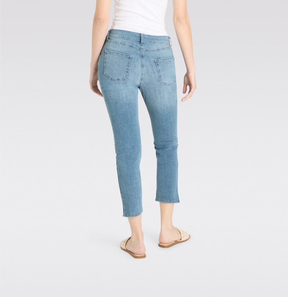 Mac Damen Jeans River Clean Blu