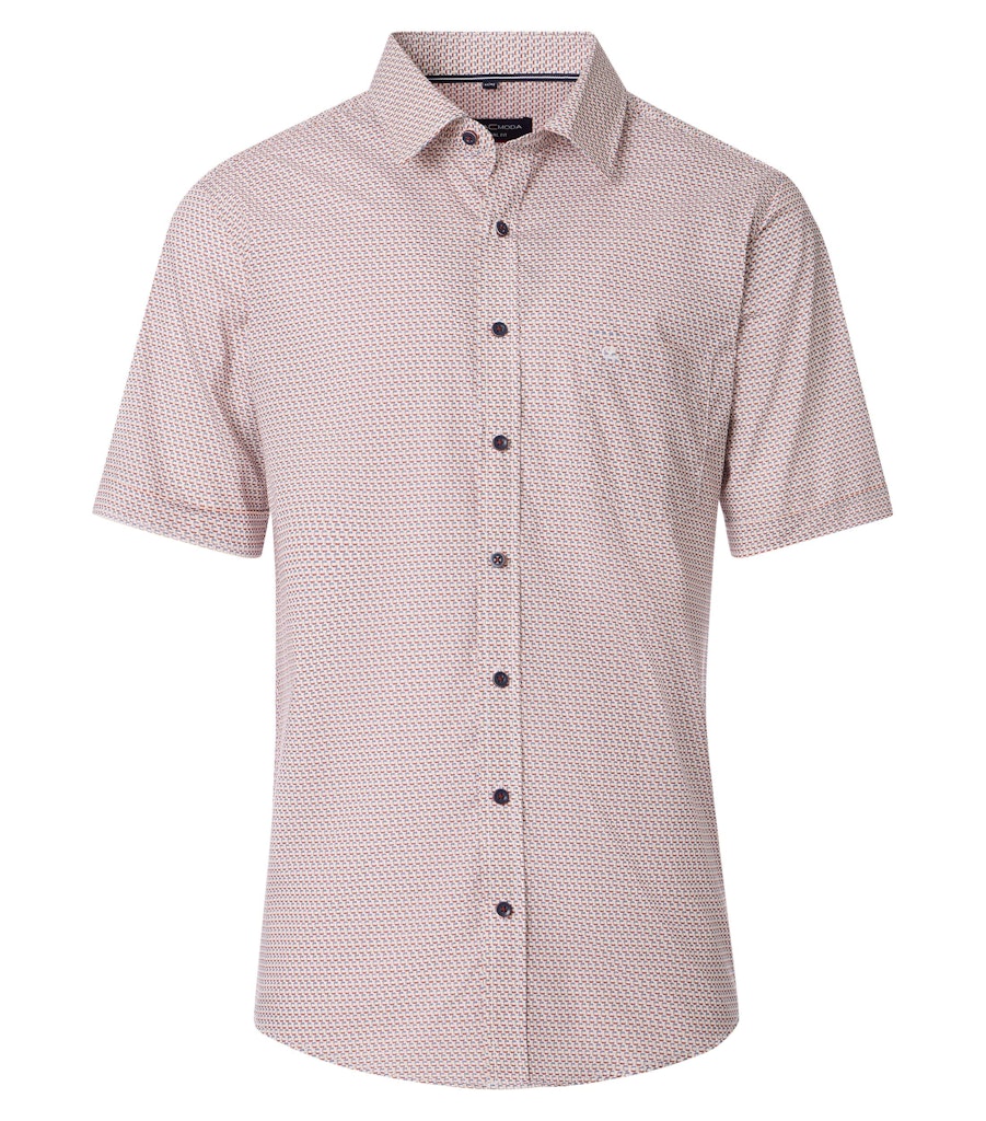 Casa Moda Herren Hemden kurz  Rot