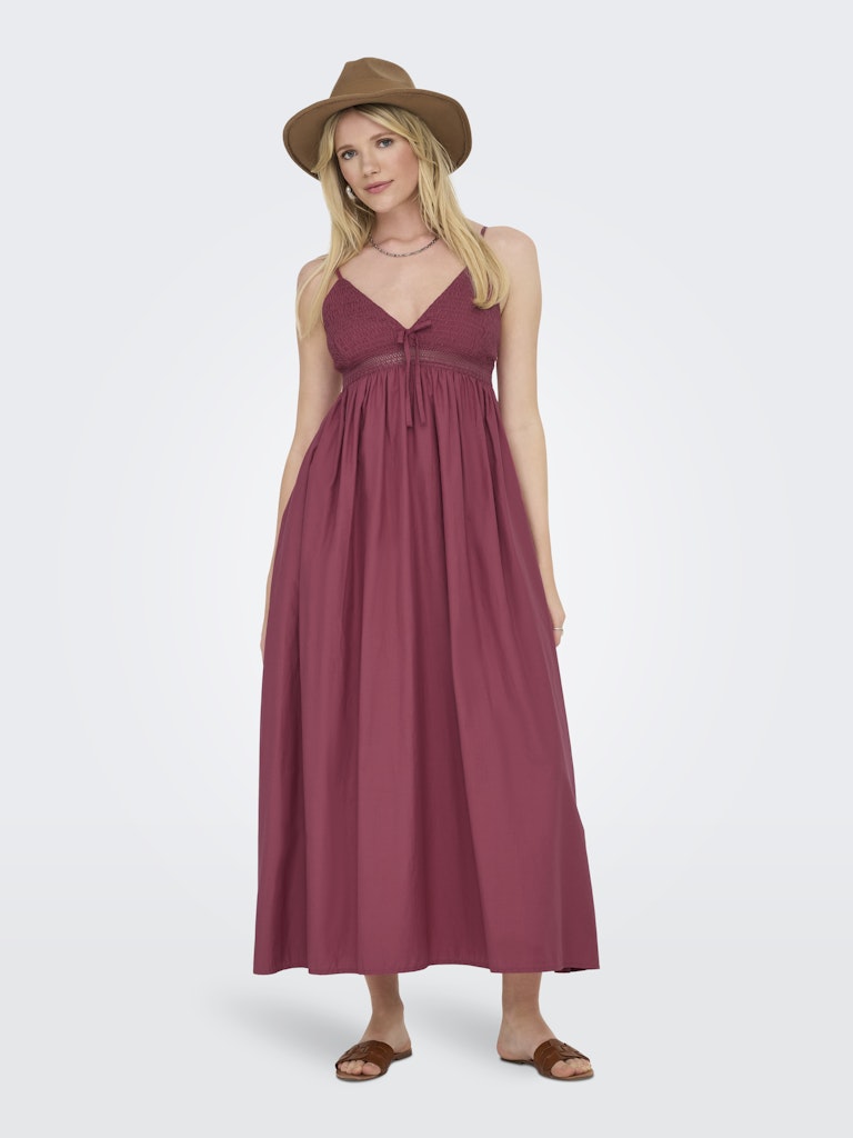 Only Damen Kleider Earth Red