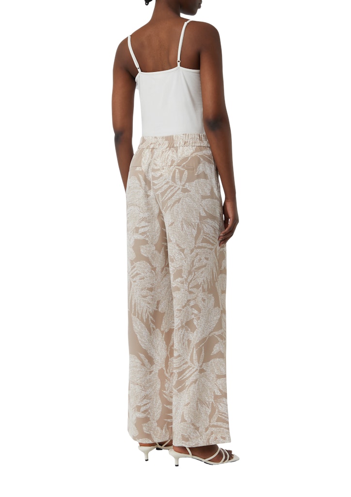 Comma Damen Hosen Brown