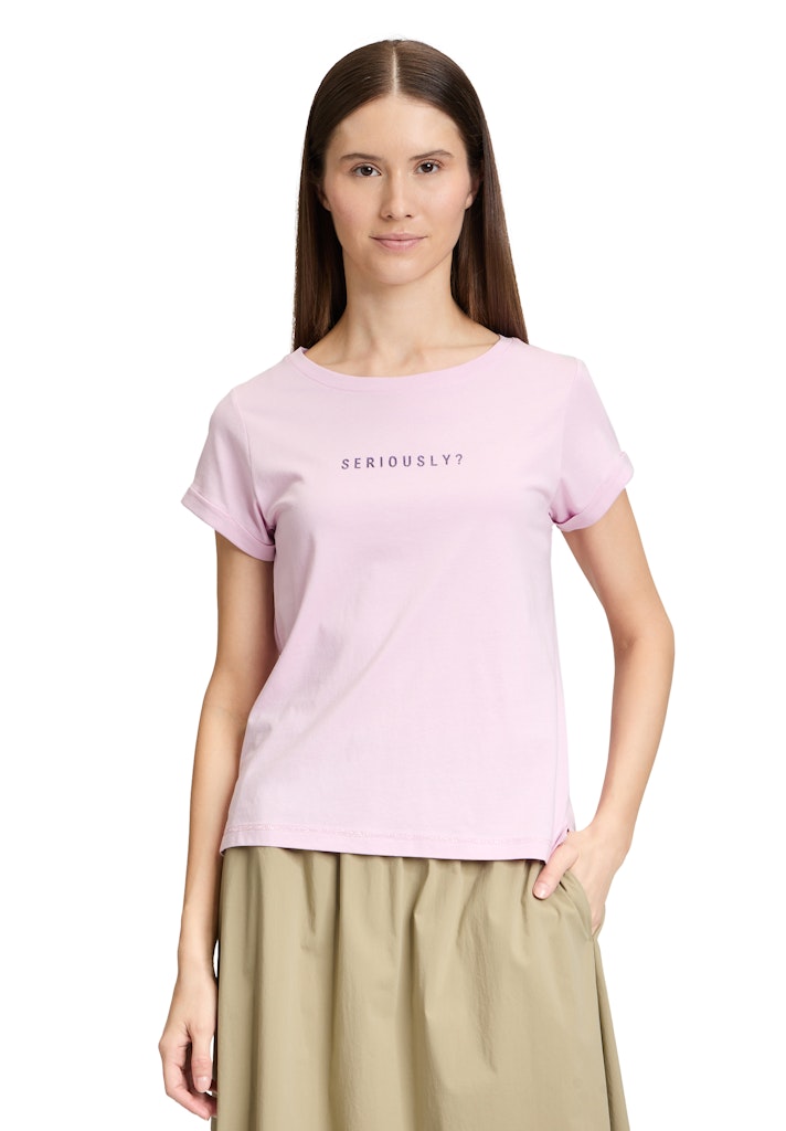 Cartoon Damen T-Shirts Patch Pink/Purp