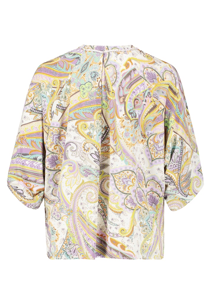 Cartoon Damen Blusen Green/Purple