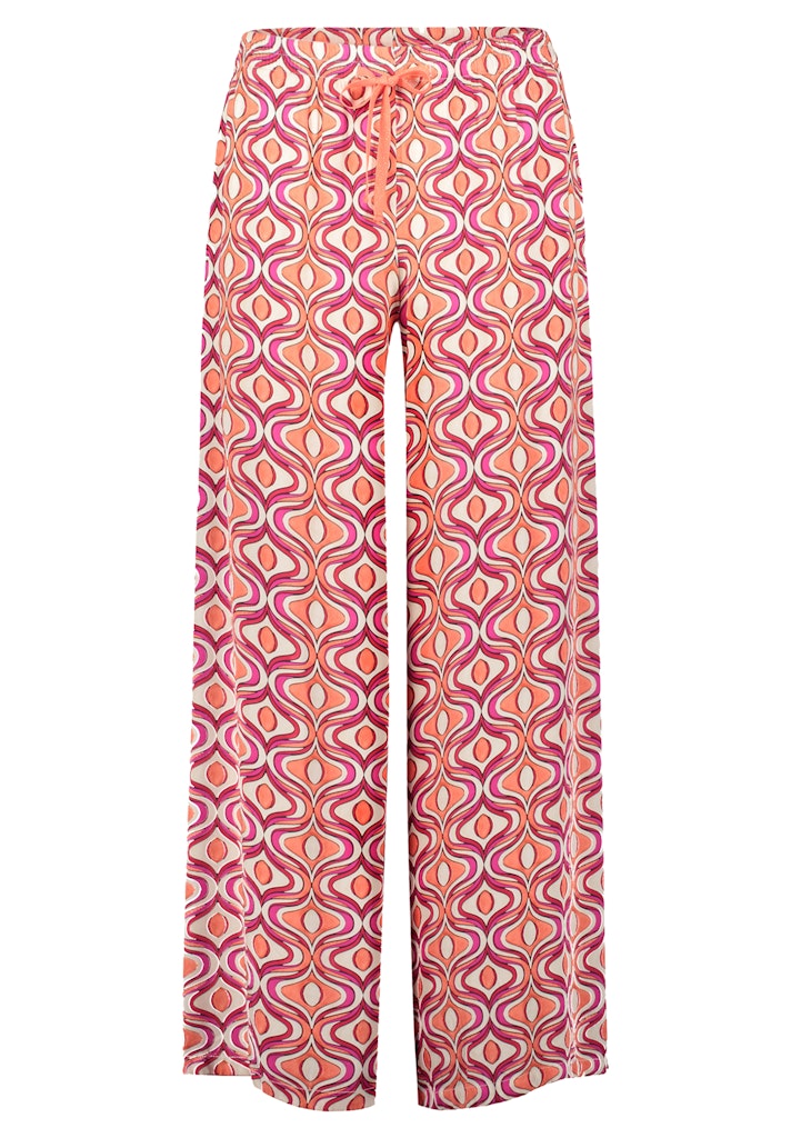 Cartoon Damen Hosen Pink/Apricot