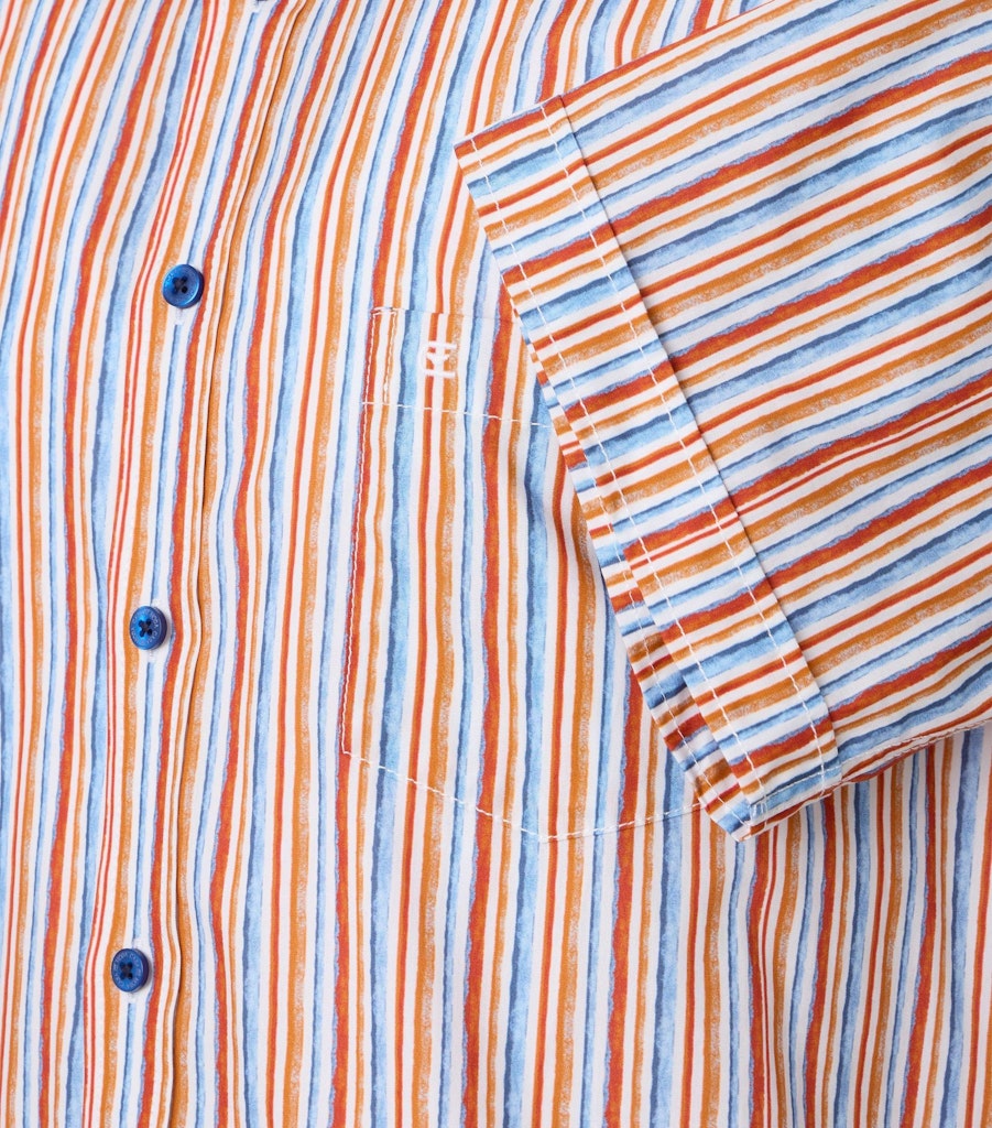 Casa Moda Herren Hemden kurz  Orange