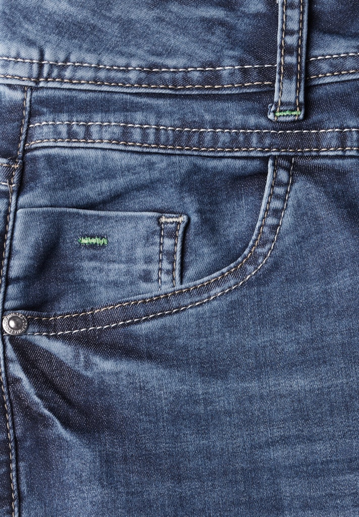 Cecil Damen Hosen  Mid Blue