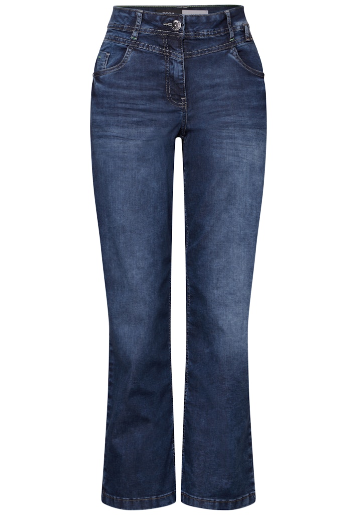 Cecil Damen Hosen  Mid Blue