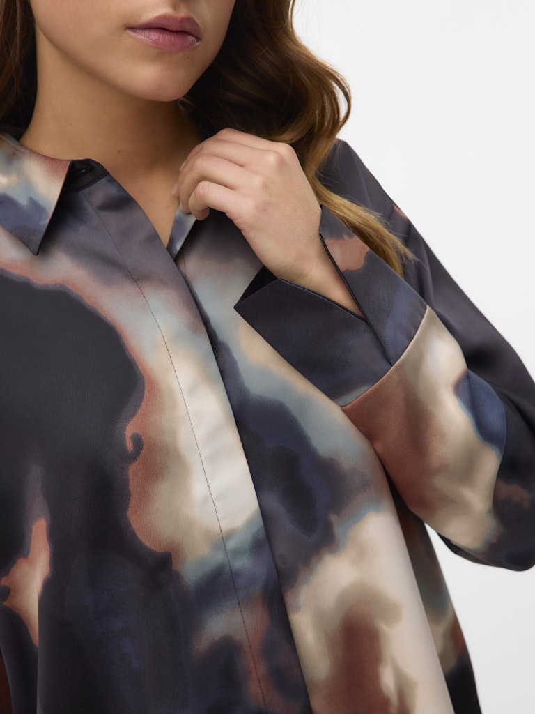 Vero Moda Damen Blusen Black/Mood Indi