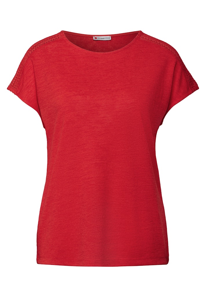 Street One Damen T-Shirts  Glory Red