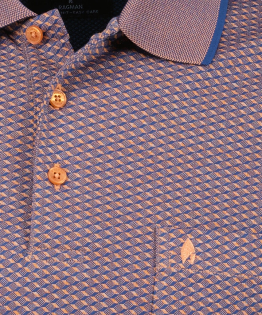 Ragman Herren Polo-Shirts  Terra