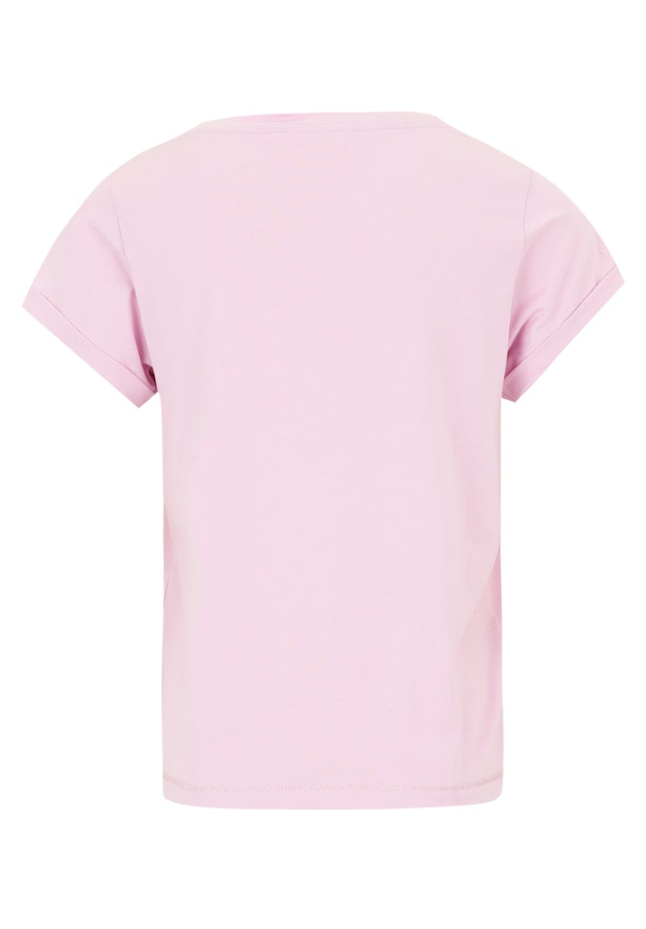 Cartoon Damen T-Shirts Patch Pink/Purp