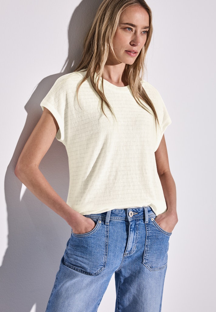 Street One Damen T-Shirts  Off White