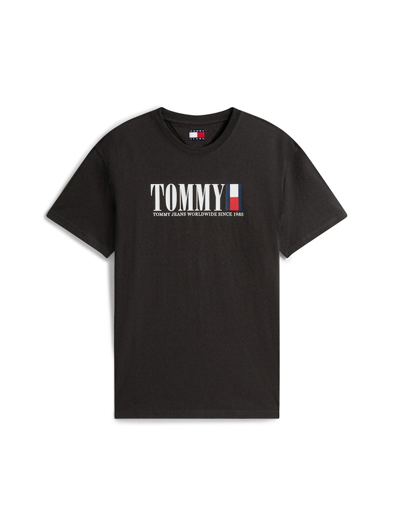 Tommy Jeans Herren T-Shirts kurz Bds Black