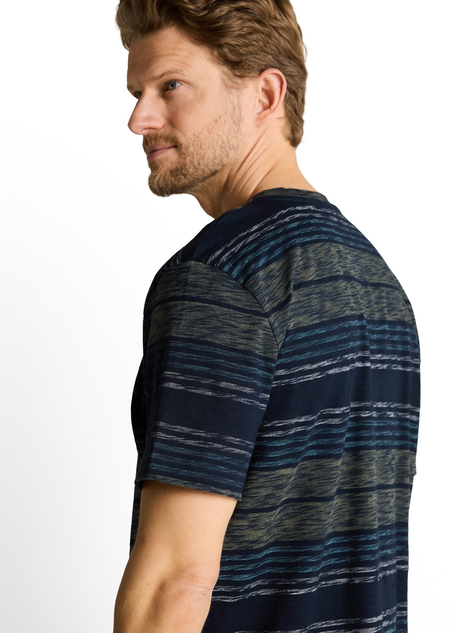 Tom Tailor Herren T-Shirts kurz Deep Leaf Green