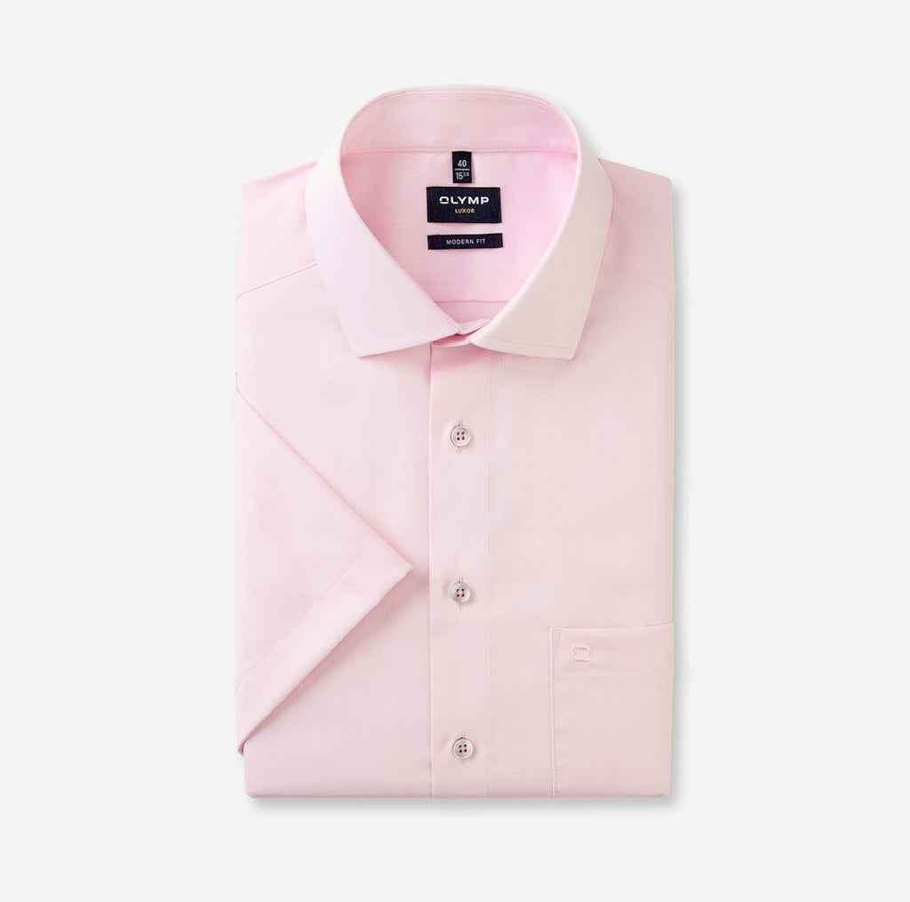Olymp Herren Hemden kurz  Rose