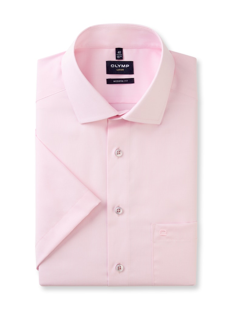 Olymp Herren Hemden kurz  Rose