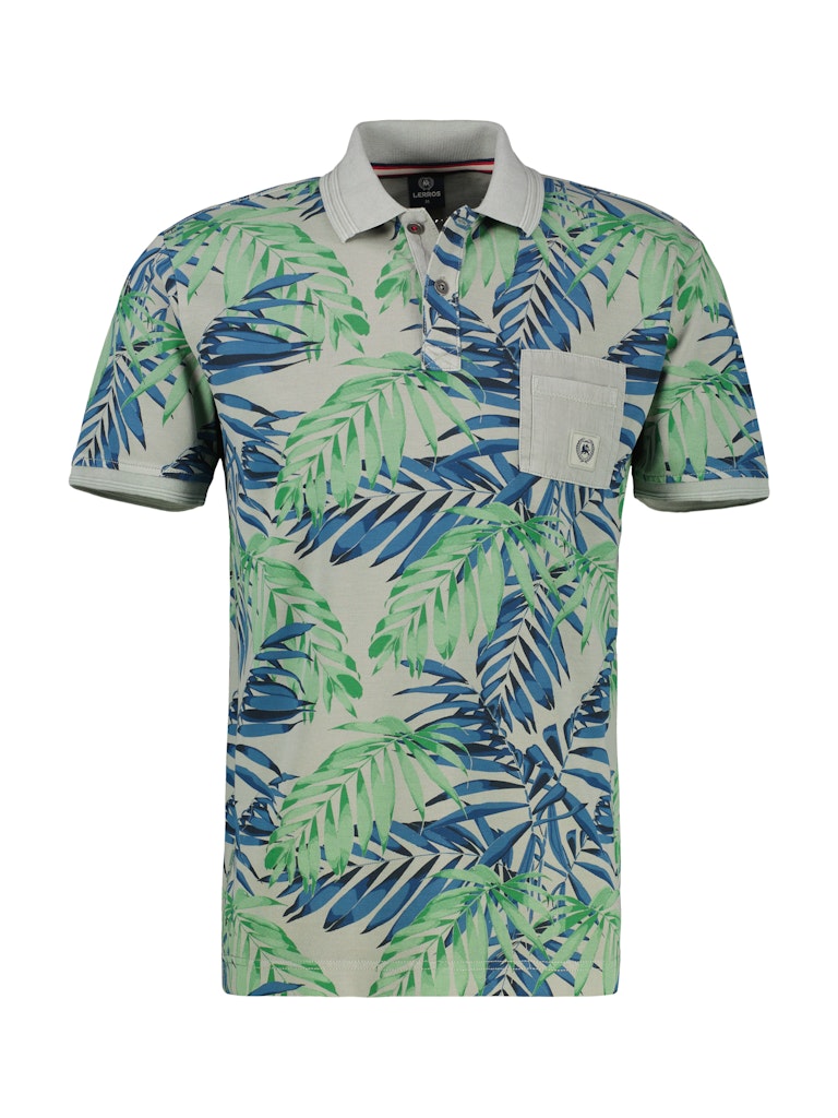 Lerros Herren Polo-Shirts Tinted Grey