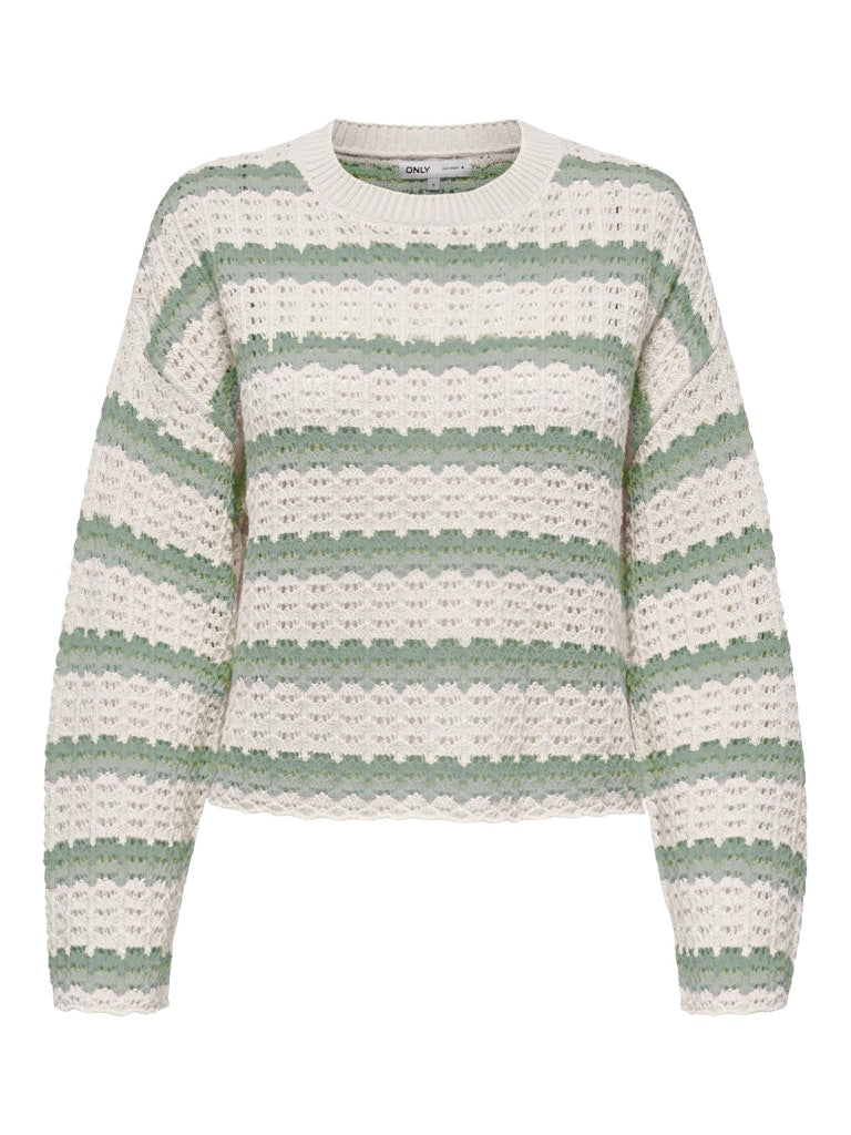 only Damen Pullover Birch/Laurel Wr