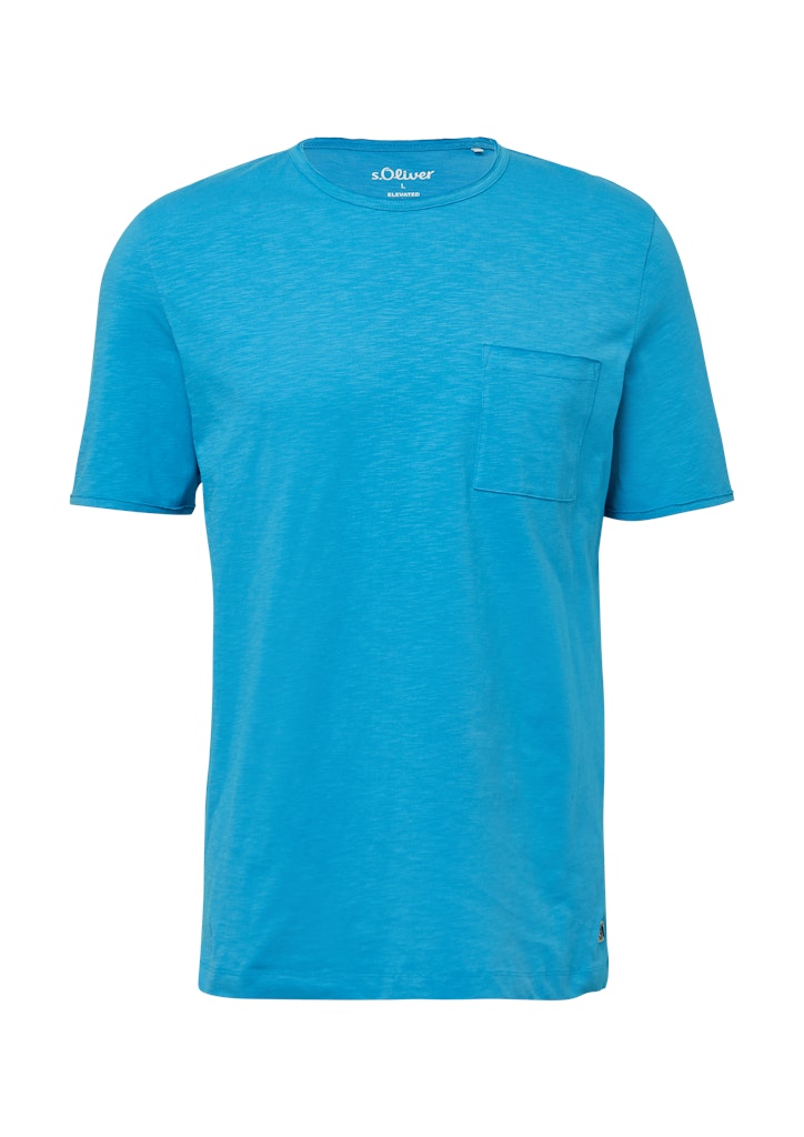 S. Oliver red Herren T-Shirts kurz Blue Green