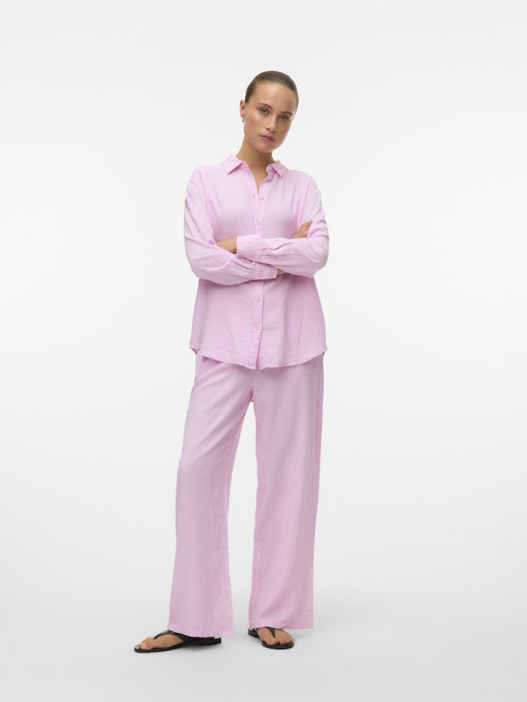 Vero Moda Damen Blusen Bonbon/Melange