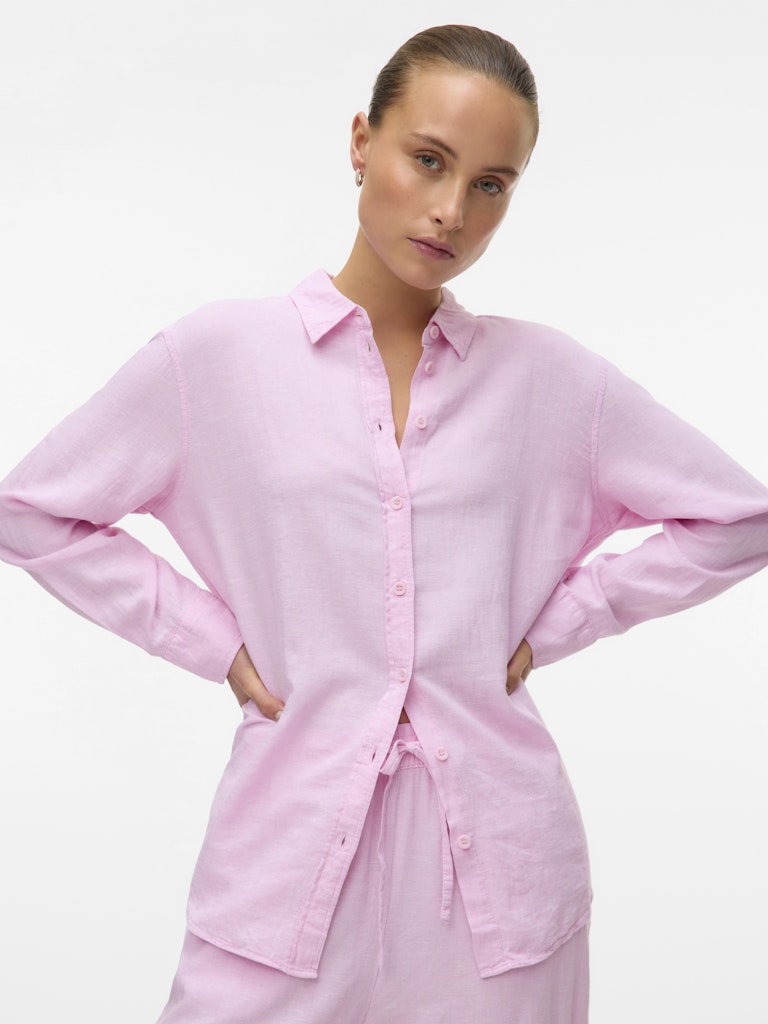 Vero Moda Damen Blusen Bonbon/Melange