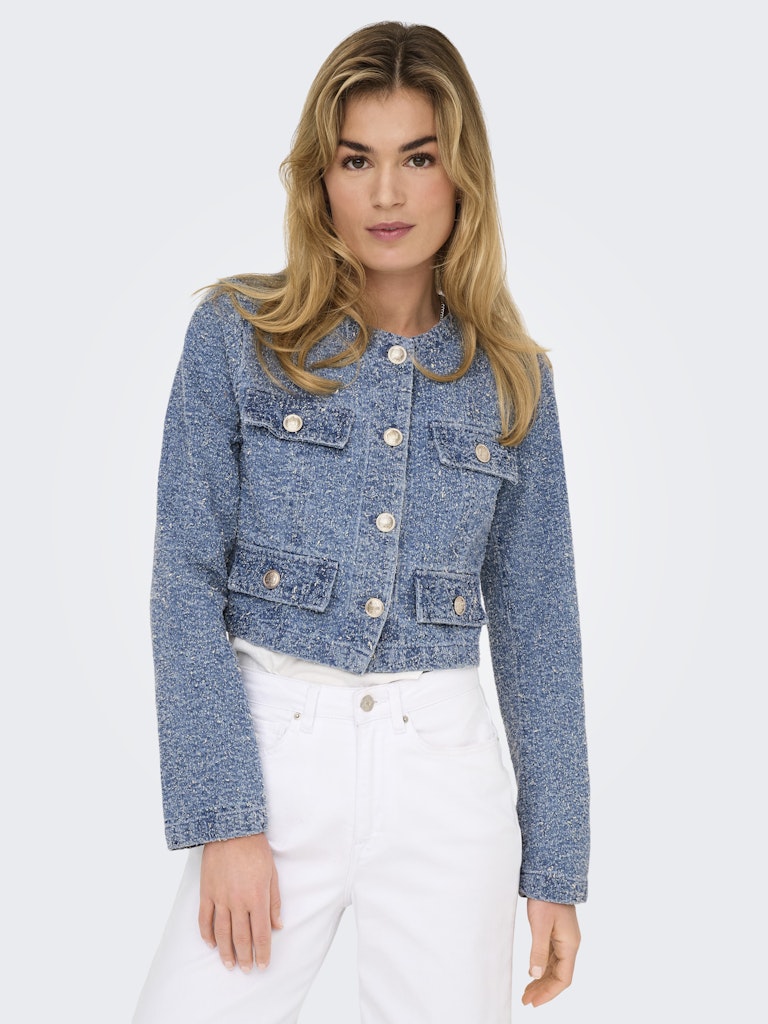Only Damen Jacken Medium Blue Den