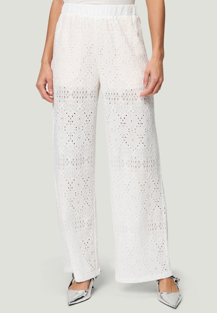 Zero Damen Hosen Brilliant White