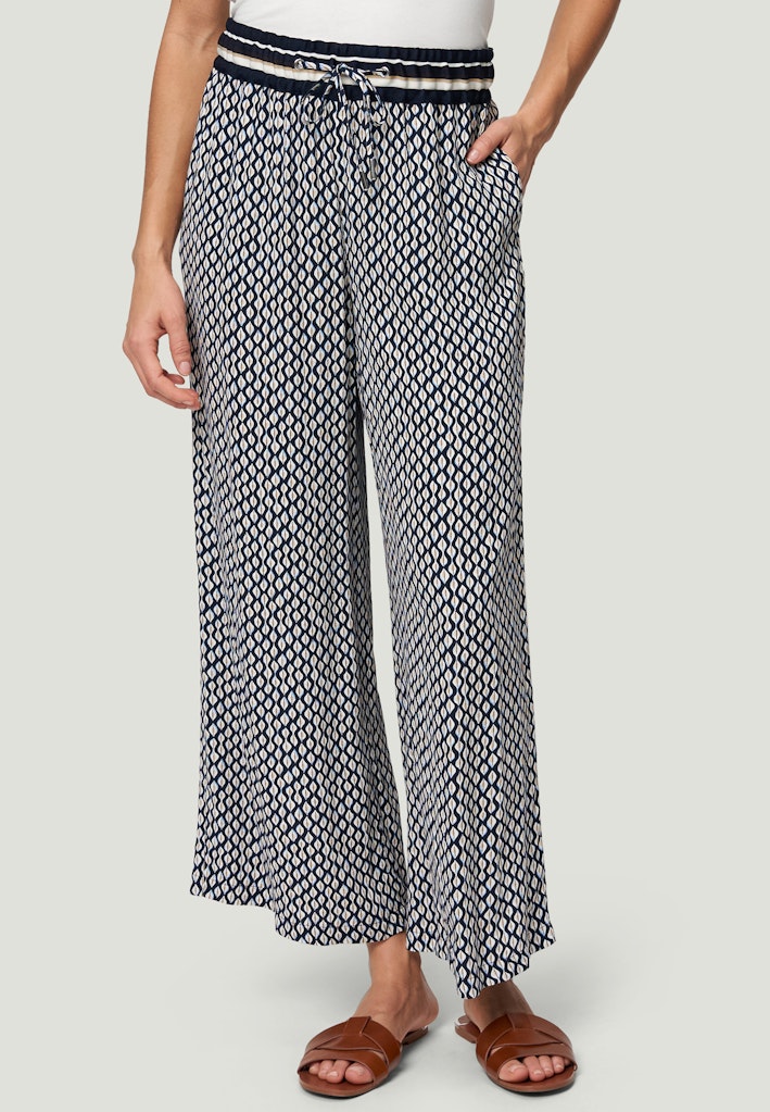 Zero Damen Hosen Bluecream
