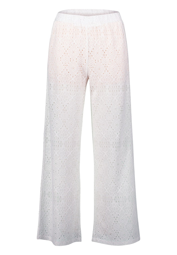 Zero Damen Hosen Brilliant White
