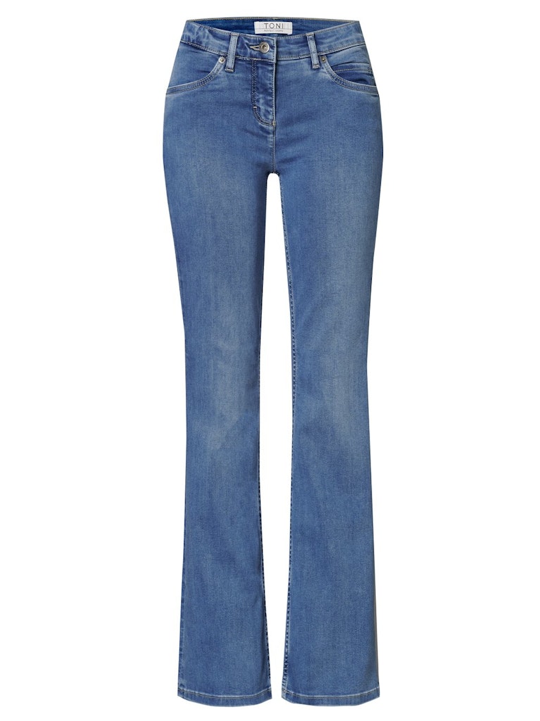 Toni Dress Damen Jeans Mid Blue Used