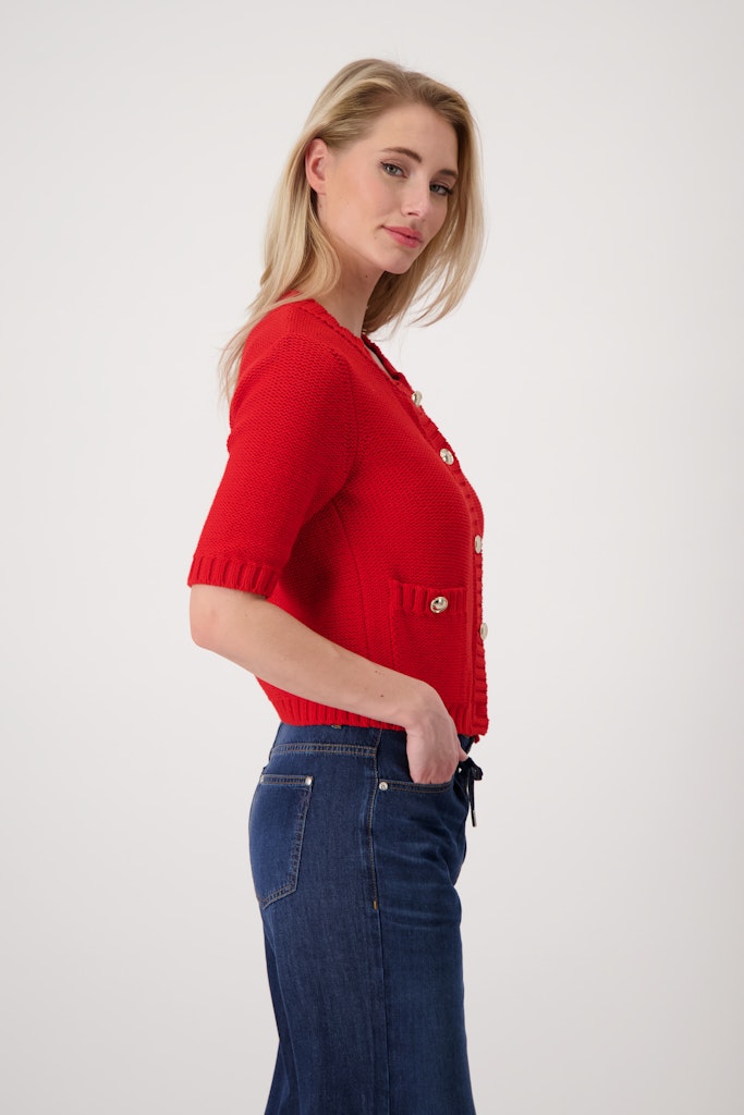 Monari Damen Strickjacken  Red