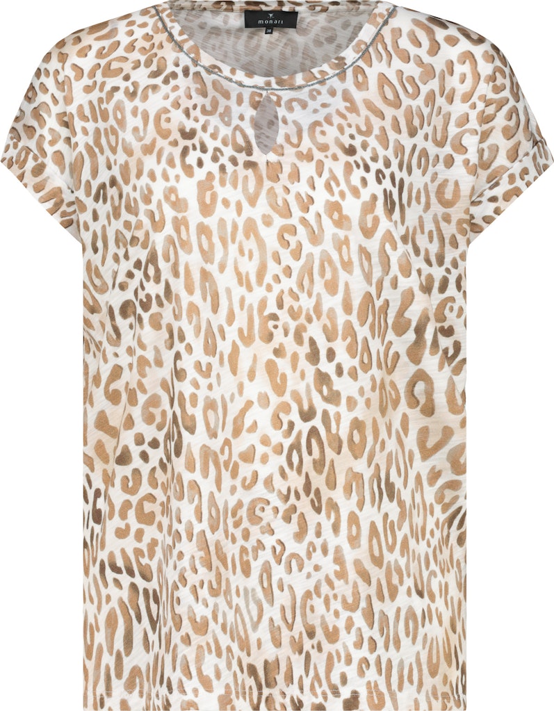 Monari Damen T-Shirts  Camel Gemus