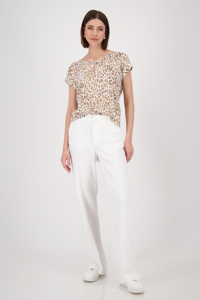 Monari Damen T-Shirts  Camel Gemus