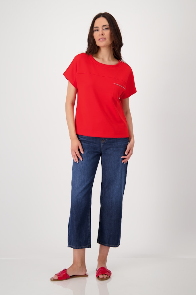 Monari Damen T-Shirts  Red