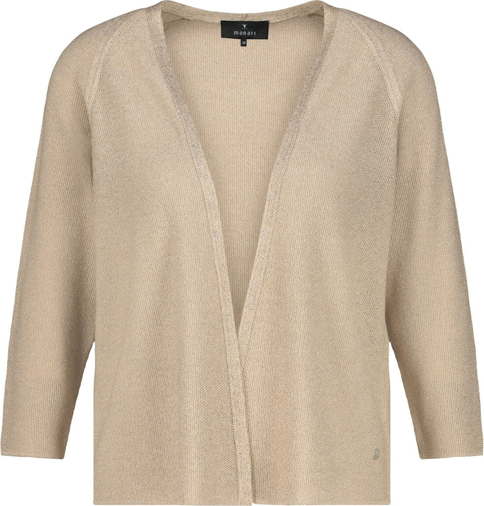 Monari Damen Strickjacken  Camel