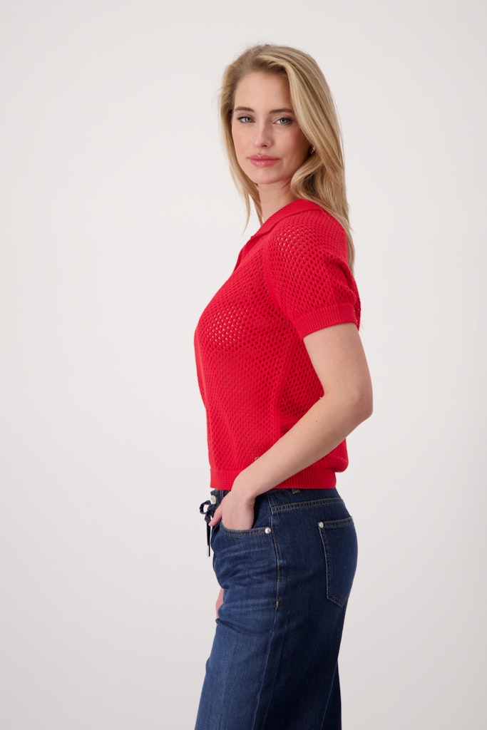 Monari Damen Pullover  Red