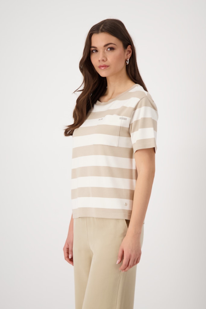 Monari Damen T-Shirts  Camel Ringe