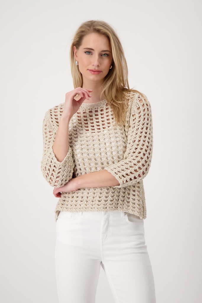Monari Damen Pullover  Camel