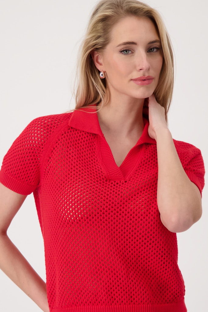 Monari Damen Pullover  Red