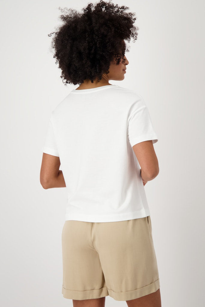 Monari Damen T-Shirts Cream