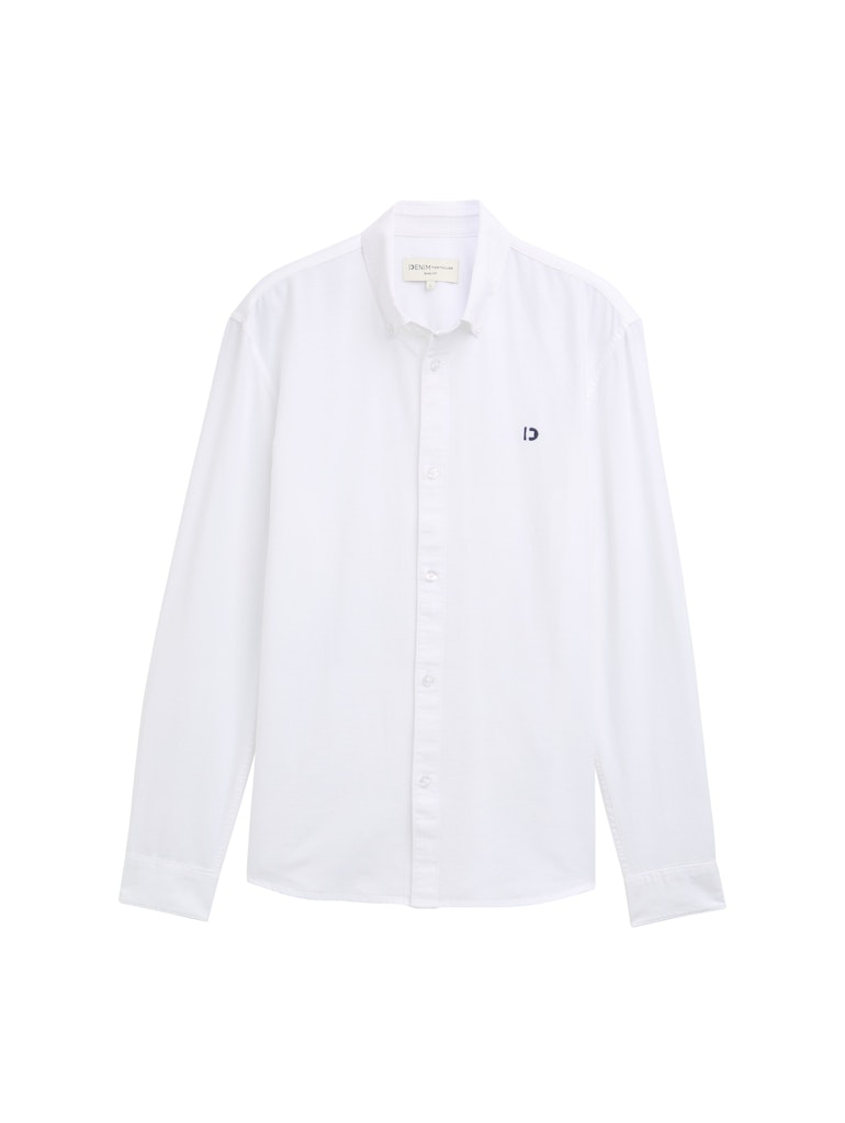 Tom Tailor denim Herren Hemden lang White