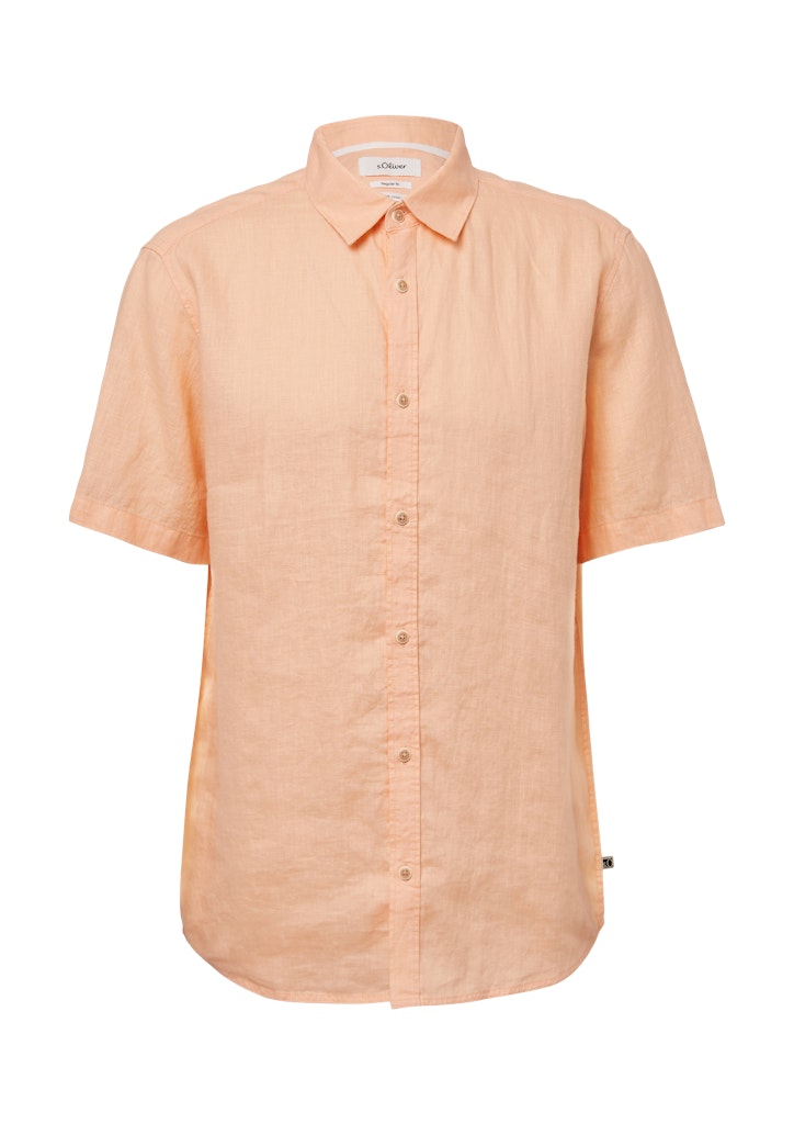 S. Oliver red Herren Hemden kurz Orange